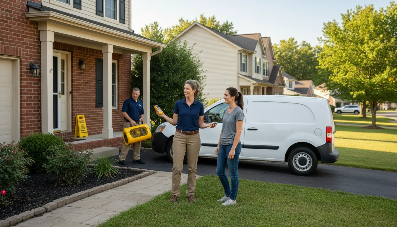 Water restoration image for Dehumidification And Cleanup Services in Scotia, CA